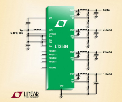 LT3504 DC/DC преобразователь  Linear Technology