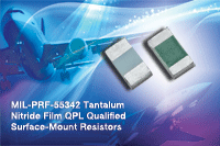 Серия E/H (Ta2N) QPL резисторов Vishay